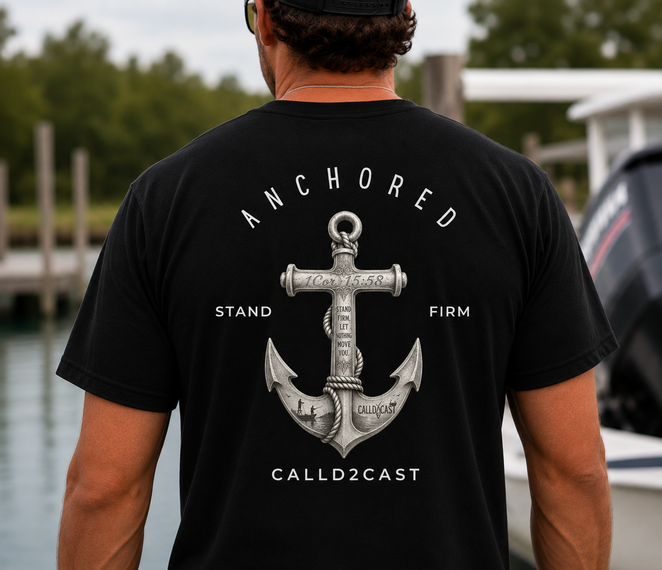 Anchored Tee – Faith Series